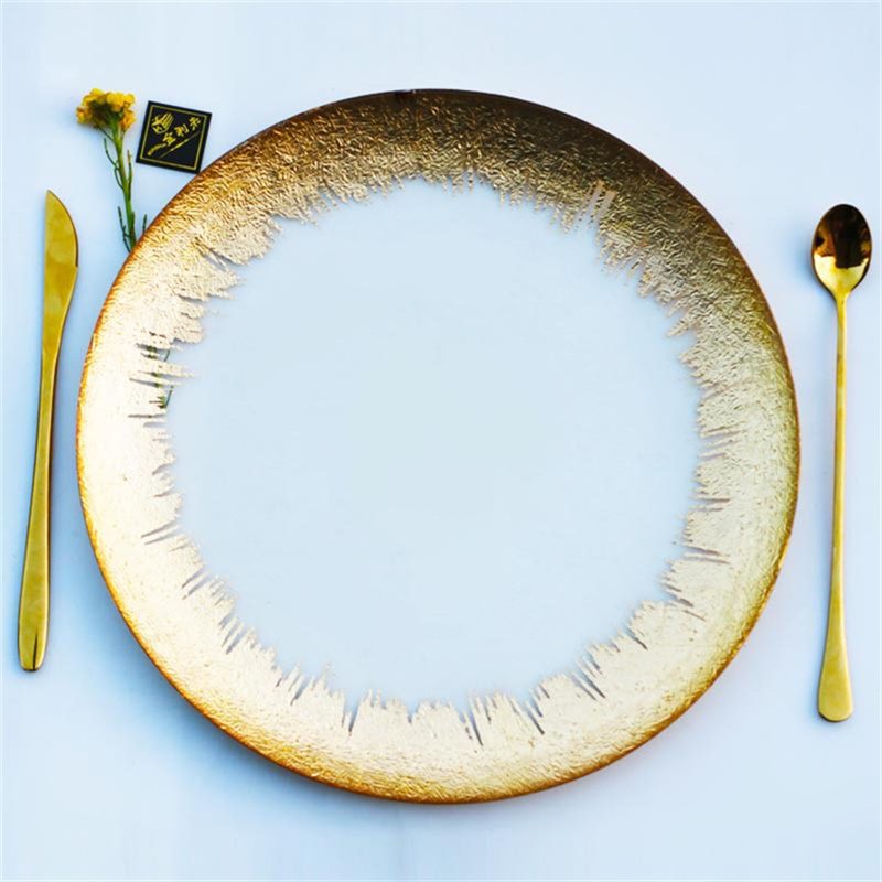Wholesale Glass Charger Plate PZ-015 - Image 5